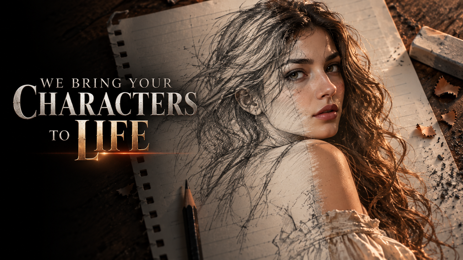 Character design from sketch to life